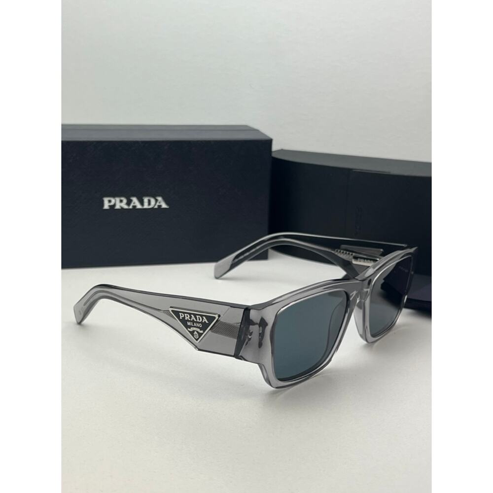 NEW Prada PR10ZS Asphalt Grey Sunglasses Unisex $563 - Picture 3 of 7